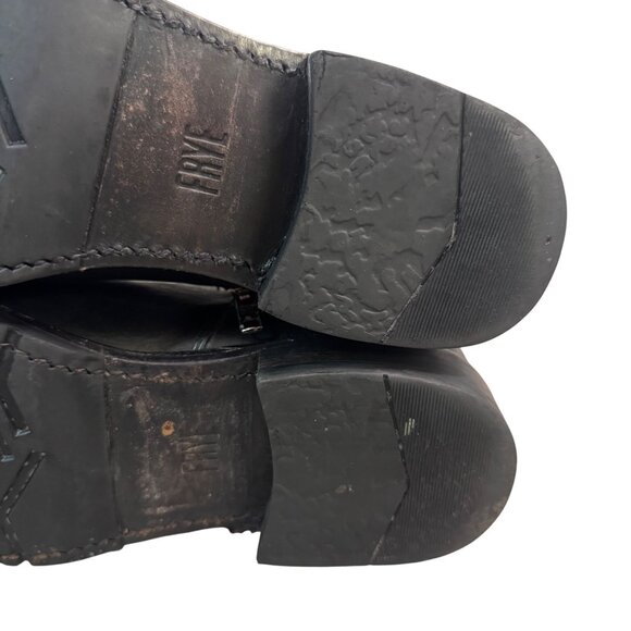 Black Leather Ankle Boots - Picture 11 of 11